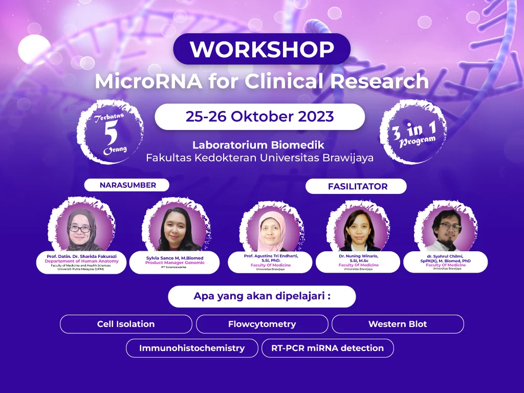 Workshop MicroRNA for Clinical Reasearch PT Sciencewerke